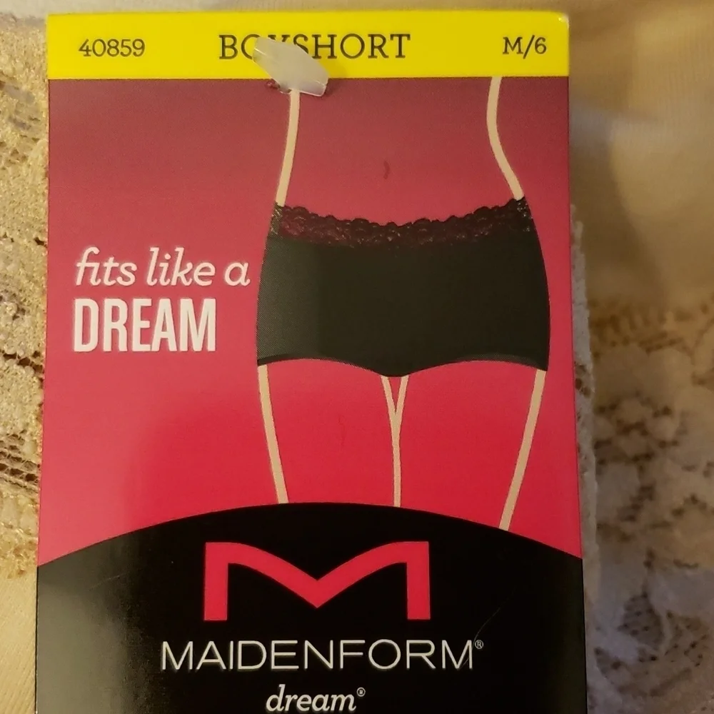 Maidenform Dream Lace Trimmed Nude Boyshort Size 2X